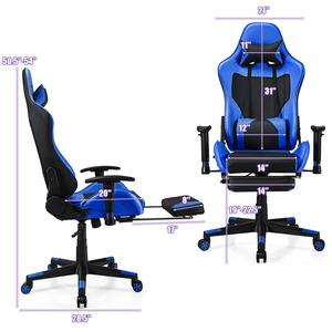 Wholesale Bulk Supply Zero Gravity Massage Ergonomic Professional Gaming <strong>Chair</strong> <strong>with</strong> Massage Lumbar Pillow Headrest Support - Product Image 2