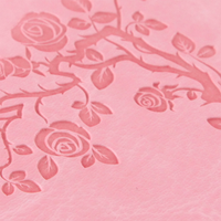 Carnet à serrure en forme de cœur rose en cuir PU avec gravure de rose et serrure à mot de passe