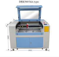 Nouvelle machine de découpe et de gravure au laser CO2 1390 1490 1610 pour la découpe et la gravure du bois, de l'acrylique et du MDF