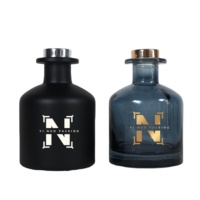 Bouteille vide en verre de 100 ml, 200 ml, 30 ml, grande capacité, pour huiles essentielles et aromathérapie, avec bouchon en liège, pour diffuseur à bâtonnets