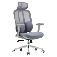 Nouvelle chaise de bureau ergonomique en maille de qualité supérieure, de niveau PDG, avec des fonctionnalités réglables, des commandes haut de gamme, un design luxueux, un vérin à gaz certifié de classe 3