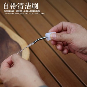 Yugino Silicone Spout Adapter Stainless Steel Extended Hose For <b>Camping</b> <b>Kettle</b> Coffee Maker 1-3 People - Product Image 4