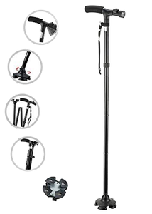 Bastón telescópico de aluminio y carbono <span class=keywords><strong>para</strong></span> actividades al aire libre, senderismo, escalada, senderismo, senderismo, madera y plástico - Product Image 4