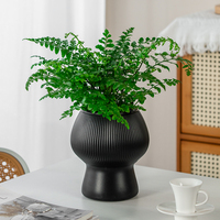 Pot de fleurs en résine plastique épaisse, respirante, absorbante, translucide, durable, automatique, pour les personnes paresseuses, Meixuan
