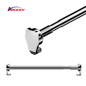 ARODDY Expédition en 24h Tringle <span class=keywords><strong>de</strong></span> <span class=keywords><strong>Douche</strong></span> Multifonctionnelle en Acier Inoxydable Premium 90-160cm pour Salle <span class=keywords><strong>de</strong></span> Bain, Rangement, Penderie, Tringle à <span class=keywords><strong>Rideau</strong></span> - Product Image 1