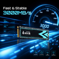 Performa SSD M.2 NVMe 2280 PCIe Gen3 hingga 3000MB/s TLC NAND Flash Pengganti Hard Disk Internal untuk Workstation
