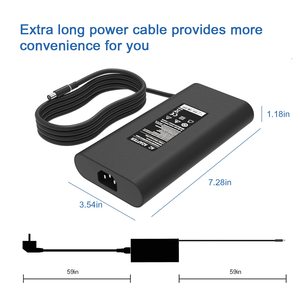Di alta qualità 240W caricabatteria per <span class=keywords><strong>Laptop</strong></span> 19.5V 12.3A adattatore di alimentazione AC con ricarica rapida per <span class=keywords><strong>Dell</strong></span> LA240PM180 07 xcr6 - Product Image 2