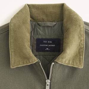 Mode personnalisée OEM veste de <span class=keywords><strong>surchemise</strong></span> en flanelle à <span class=keywords><strong>carreaux</strong></span> pour hommes vestes d'hiver à <span class=keywords><strong>carreaux</strong></span> épais manteaux - Product Image 4