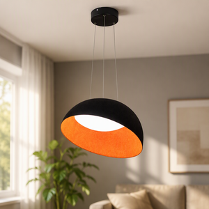 Lustre de bureau créatif minimaliste scandinave, café, bar, restaurant, lampe suspendue E27, <span class=keywords><strong>abat</strong></span>-<span class=keywords><strong>jour</strong></span> en fer, <span class=keywords><strong>noir</strong></span>, vert, coloré - Product Image 2
