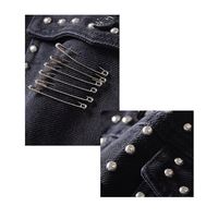 Veste en jean streetwear avec strass pour homme, veste en denim brodée personnalisée avec strass, veste de luxe artisanale pour homme