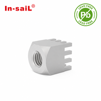 Connecteur de bornes de circuit imprimé à courant élevé à filetage interne sans plomb LF Powerelements, à sertissage par pression, pour EV BMS et onduleur solaire