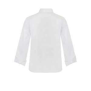 ขายร้อนชุดทําอาหาร TC <span class=keywords><strong>80</strong></span>/20 ชุดโรงแรม <span class=keywords><strong>80</strong></span>% โพลี 20% ผ้าฝ้ายแขนยาวสีขาวเสื้อเชฟสําหรับผู้ชายผู้หญิง - Product Image 2