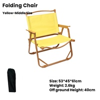 Chaise de camping pliable portable, chaise de plage ultralégère, fauteuils à cadre en aluminium durable pour la randonnée, la pêche, le pique-nique