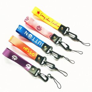 Promotional Printed Custom Hand Wrist <b>Lanyard</b> Mobile Phone Straps Keychain Short <b>Lanyard</b> - Product Image 1