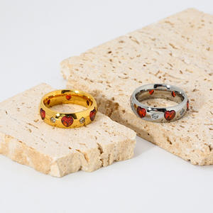 Bague pour femme Ality, bijoux fantaisie, plaquée or 18 carats, acier inoxydable, motif papillon gravé - Product Image 3