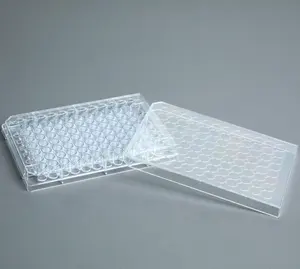 Polystyrene Disposable TC Treated Sterile With Lid 6 12 24 48 96 384 Well Clear/white/black Cell Culture Plates For Lab