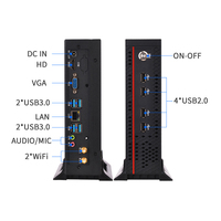 ZOOMWIN Sıcak Fırsat Mini Bilgisayar I5 10400 I3 10100 2*DDR4 M.2 Depolama Alanı HD ve VGA Ekran Win10/11 4K İş Ofis Ev Mikro Bilgisayar