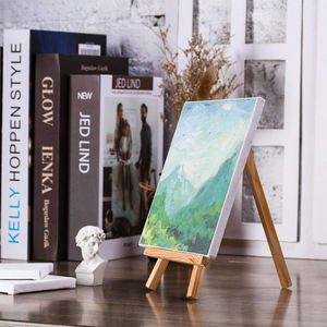 SINOARTミニ木製イーゼル2つのスタイルミニイーゼルスタンドミニA-FRAME TRIPOD <span class=keywords><strong>EASEL</strong></span>アーティスト用 - Product Image 5