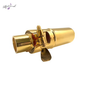 <span class=keywords><strong>Boquilla</strong></span> <span class=keywords><strong>para</strong></span> Saxofón <span class=keywords><strong>Soprano</strong></span> con Tapa y Abrazaderas, <span class=keywords><strong>Boquilla</strong></span> de Metal Latón <span class=keywords><strong>para</strong></span> Saxofón 5C/6C/7C/8C <span class=keywords><strong>para</strong></span> Profesionales y Principiantes - Product Image 4