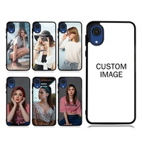 A03 Coque de téléphone personnalisée avec logo, luxe, mode, imprimée, étanche, antichoc, TPU PC + feuille d'aluminium, sublimation 2D