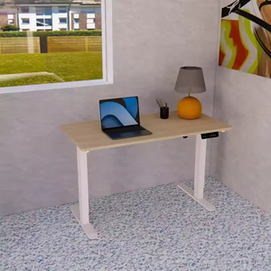Scrivania per Computer Regolabile in Altezza con Nucleo in Legno Massello, Design Moderno, Scrivania da Gaming Sollevabile per Casa, Studio, Ufficio e <span class=keywords><strong>Lavoro</strong></span> - Product Image 4