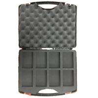 Boîte en mousse EVA personnalisée Inserts pour caisse à oeufs Couche supérieure pour appareil photo Étui rigide Pick and Pluck Foam Pack Pièces métalliques noires Protection Foa