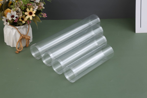 หลอดพลาสติกทรงกระบอกผนังบางใส PET PETG สำหรับบรรจุภัณฑ์ขนม - Product Image 4