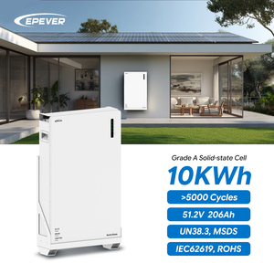 Batería de estado sólido de montaje en suelo IP65 para almacenamiento de energía solar, 100Ah 200Ah 51.2V 5kWh 10kWh, RS485 CAN 206Ah, Grado A, LW51206ES - Product Image 2