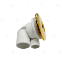 Buse de massage pour baignoire NEUX encastrée, moderne, multifonctionnelle, réglable, en plastique doré, à prix abordable, pour immersion portable