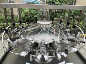 Lavadora automática de botellas de tipo inverso para limpieza de botellas de aceite cosmético y alimentos - Product Image 4