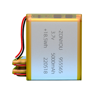 ZonYou – Batteries LiPo 5000 mAh à prix abordable, cellules 955565, durée de vie 500 cycles, pour banque d'alimentation portable et haut-parleur Bluetooth - Product Image 3
