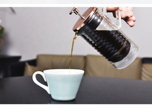 Vetro <span class=keywords><strong>Pyrex</strong></span> Stampa Francese Teiera Stampa Francese Logo Personalizzato Stampa Francese Caffè Pentola - Product Image 6