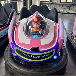 Coches de Choque Eléctricos para Niños y Adultos, Atracción de Parque de Atracciones, Coches de Choque Eléctricos con Rejilla para el Suelo, en Venta - Product Image 1
