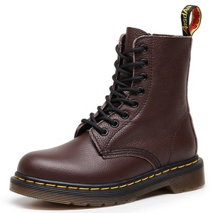 Stivali da <span class=keywords><strong>Donna</strong></span> alla Moda con Plateau a Metà Polpaccio, Taglie Grandi, in Vera <span class=keywords><strong>Pelle</strong></span> Bovina, Scarpe Chunky da <span class=keywords><strong>Donna</strong></span>, <span class=keywords><strong>Stivaletti</strong></span> Midi da <span class=keywords><strong>Donna</strong></span> Stile College - Product Image 1