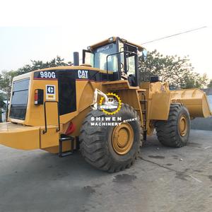 Chargeur sur pneus d'occasion certifié CE EPA Caterpillar CAT 980g Moteur de chargeur frontal 4x4 à bas prix, y compris 966h C-Vente de chargeur d'origine - Product Image 3