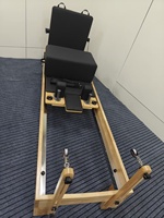 Pilates-Reformer mit Eichenholzkernbett und Pilates-Basisbett MIT KOREA SPRING-Federung, ultrafeinem Leder und EVA-Unterstützung