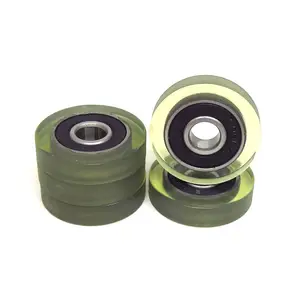 PU Pulleys 1.5x7x5 Polyurethane Wheel Coefficient Of Friction PU6817-5