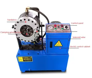 Fully automatic control hydraulic hose locking machine shrink machine hydraulic pipe stripper crimping pressing machine