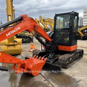 Mini-excavatrice Hitachi ZX55 d'occasion |   Mini-excavatrice sur chenilles de 5,5 tonnes |   Machinerie de construction d'occasion fabriquée au Japon - Product Image 3