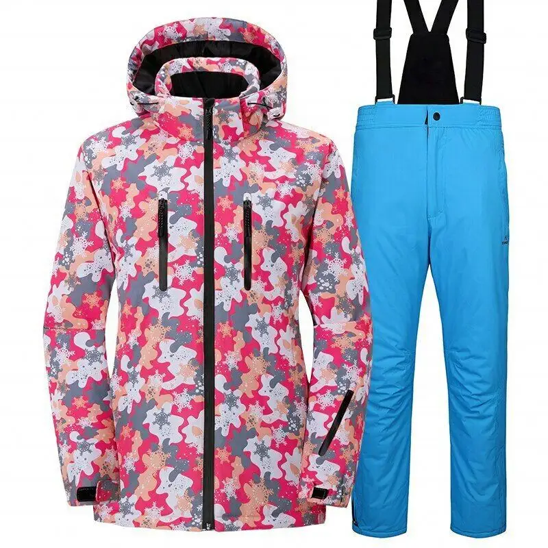 2023 Wholesale Snow Ski Suit Winter Plus Size Waterproof Ski Jackets Warm Snowboard Coats Sportswear Adults for Men