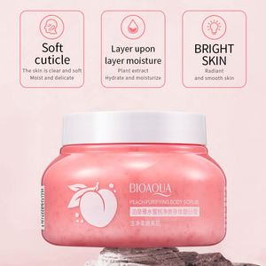 Nuevo Exfoliante Corporal Natural y Orgánico de Durazno con Vitamina C y Nicotinamida, Hidratante, Blanqueador y Reafirmante, 250g, Venta al Por Mayor - Product Image 2
