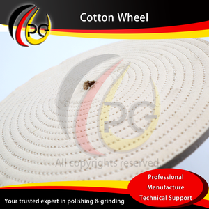 Fabrication de fournitures 6-15mm d'épaisseur forme coton polissage roue outils de polissage Durable bonne force de coupe pour le traitement de Surface métallique - Product Image 6