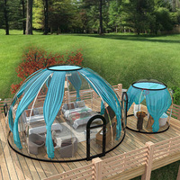 360 clair lumière intelligente hôtel bar club location PC Star Glamping Igloo dômes géodésiques bulle maison dôme tente