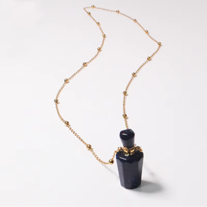 Reiki Naturel Blanc Cristal Améthyste <span class=keywords><strong>Parfum</strong></span> Huile Essentielle Bouteille Aromathérapie Cheveux Poudre Bouteille Vide Mode Pendentif Collier - Product Image 4