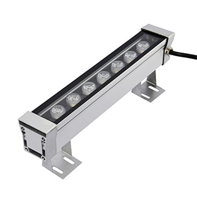 RGB Linear Wall Washer Led Building Light 7W 3000K 6000K Wall Lamp Outdoor IP67 Waterproof Architectural Lighting
