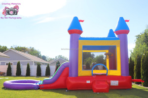 Castillo Inflable Personalizado para Niños, Casa <span class=keywords><strong>de</strong></span> Juegos, Parque <span class=keywords><strong>de</strong></span> Diversiones, <span class=keywords><strong>Alquiler</strong></span> para Fiestas, Trampolín Inflable <span class=keywords><strong>con</strong></span> Tobogán y <span class=keywords><strong>Piscina</strong></span> - Product Image 6