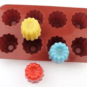 Moule à gâteau en silicone écologique personnalisé avec logo, 8 cavités en forme de gueule, pour la fabrication de savon, bac à glaçons, bougies, bonbons, pâtisserie, usage domestique, OEM/ODM - Product Image 1