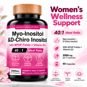 Suplemento para la Salud Femenina, Mioinositol y D-Chiroinositol 40:1 para el Apoyo Ovárico y un Embarazo Saludable, Fórmula de 2000mg - Product Image 4