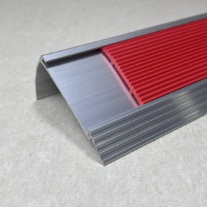 Servicio de Diseño Personalizado de Perfiles Antideslizantes para Escaleras de Aleación de Aluminio con Logotipo para Mayoristas de Materiales de Construcción - Product Image 1