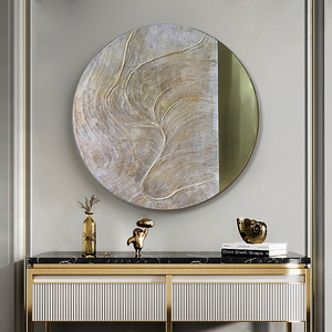 Decoración moderna para el hogar, arte de pared 3D abstracto, arte de medios mixtos, textura de pintura, arte sobre <span class=keywords><strong>lienzo</strong></span> - Product Image 4